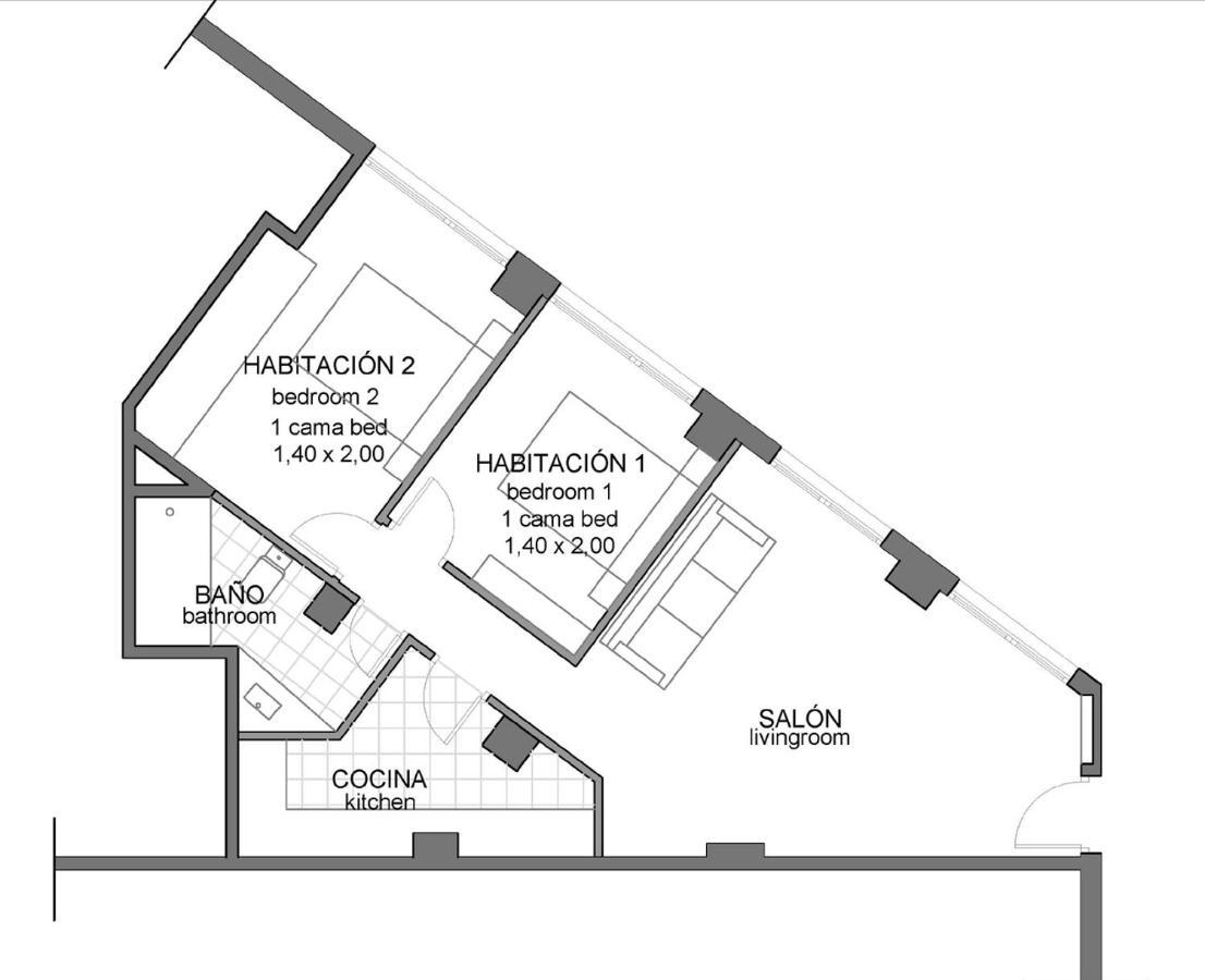 Apt In Neguri, 5 Min From The Beach & Metro Getxo Eksteriør bilde